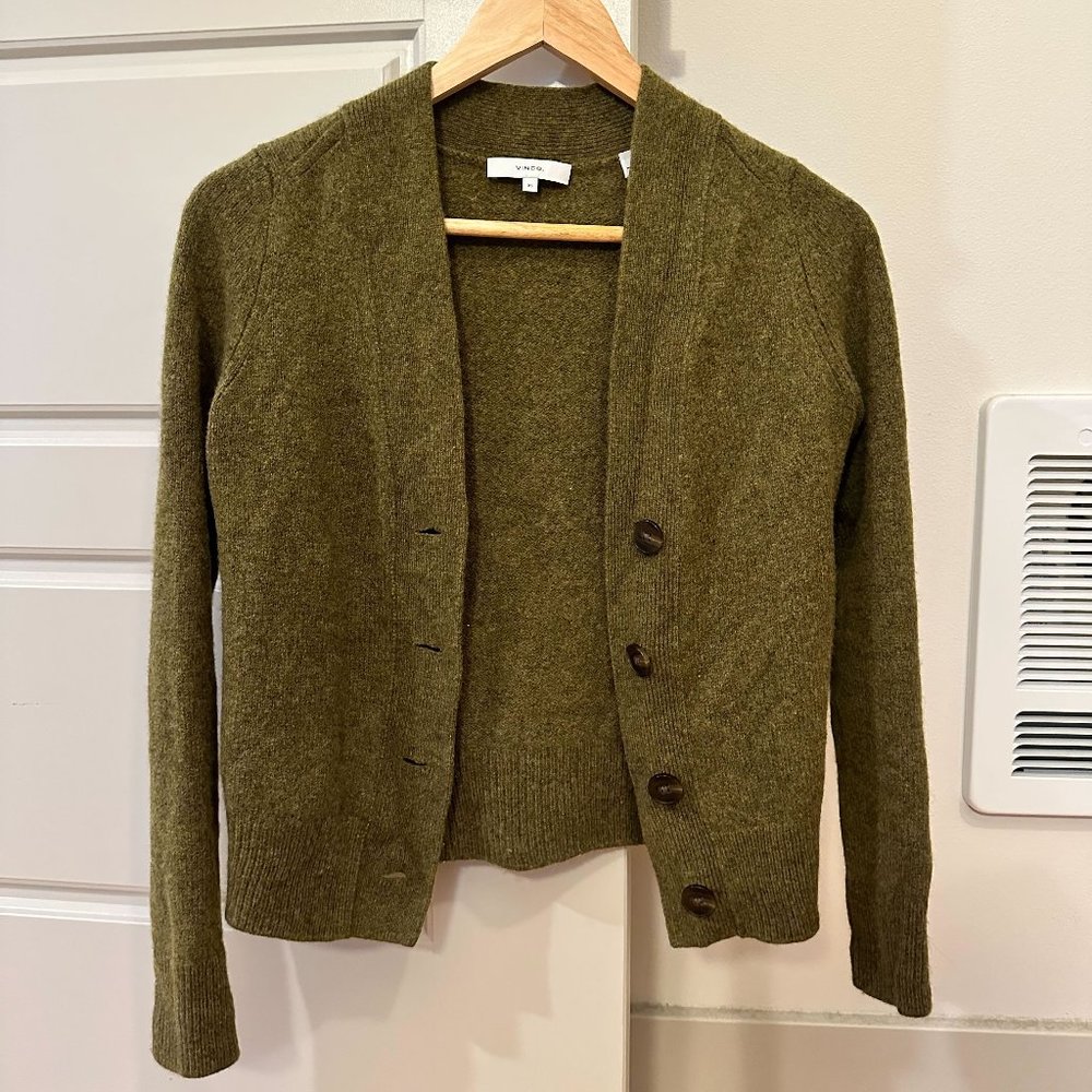 Vince Cashmere Crop Cardigan